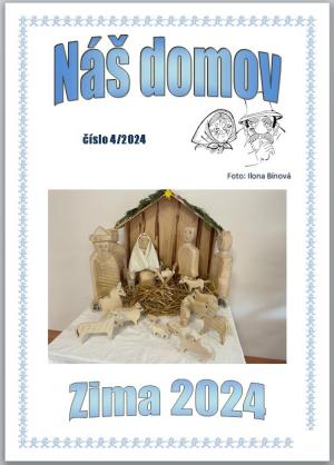 Vyšlo nové číslo časopisu Náš domov zima 2024 1
